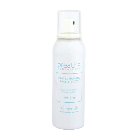 Naturalmente Breathe Sun Protection Oil SPF 6 - 15, 150ml - Schützendes Sonnenöl Gesicht Und Körper