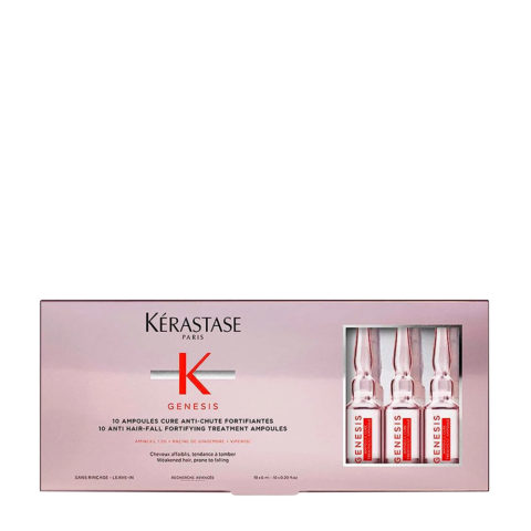 Kerastase Genesis Ampoules Cure Anti-Chute Fortifiantes10x6ml - Stärkende Anti-Fall-Ampullen für schwaches Haar