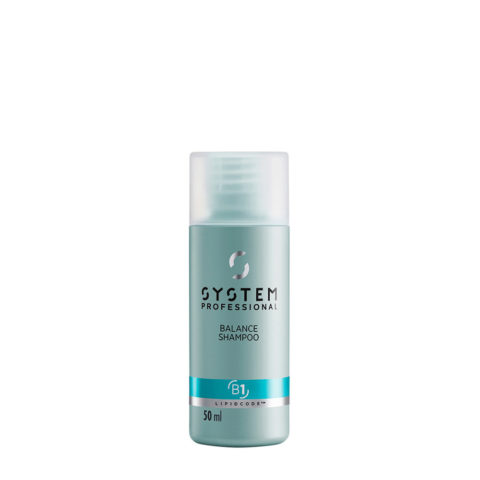 System Professional Balance Shampoo B1, 50ml - Empfindliches Kopfhaut Shampoo
