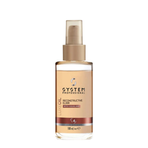 System Professional LuxeOil Elisir L4, 100ml - Keratin öl Für Geschädigtes Haar