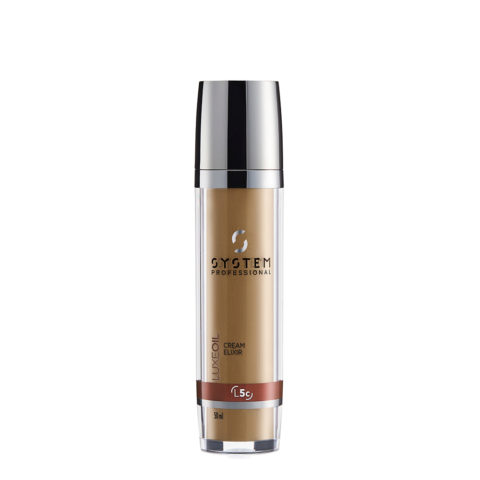 System Professional LuxeOil Cream Elixir L5c, 50ml - Keratin Cream Für Beschädigtes Haar
