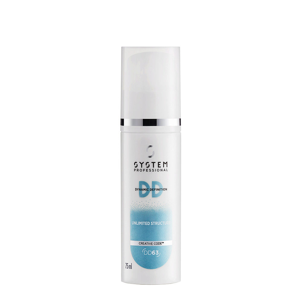 System Professional Styling DD Unlimited Structure DD63, 75ml - Matte Strukturierende Creme