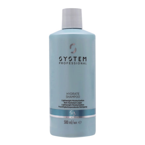 System Professional Hydrate Shampoo H1, 500ml - Feuchtigkeitsspendendes Shampoo