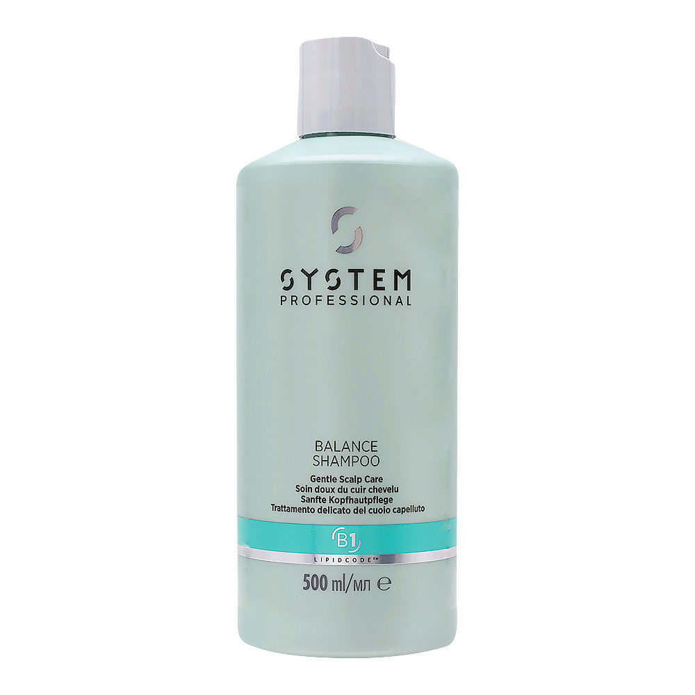 System Professional Balance Shampoo B1, 500ml - Empfindliches Kopfhaut Shampoo