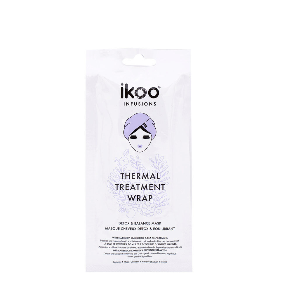 Ikoo Thermal treatment wrap Detox & balance mask 35g - reinigende ausgleichsmaske