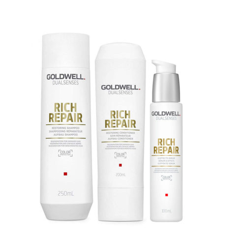 Dualsenses Rich Repair 6 Effects Serum 100ml Shampoo 250ml Conditioner 200ml