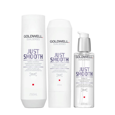 Dualsenses Just Smooth Taming Shampoo 250ml Conditioner 200ml Oil 100ml
