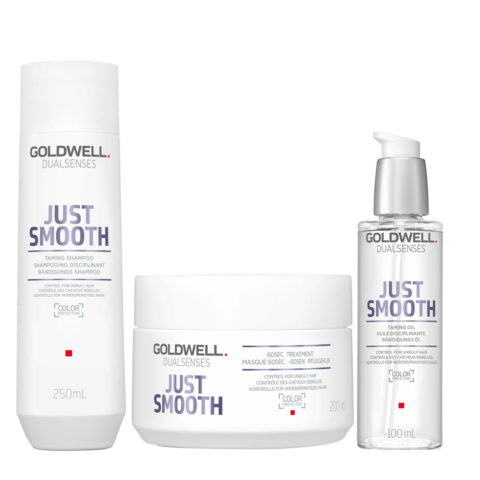 Dualsenses Just Smooth Taming Shampoo 250ml Treatment 200ml Oil 100ml