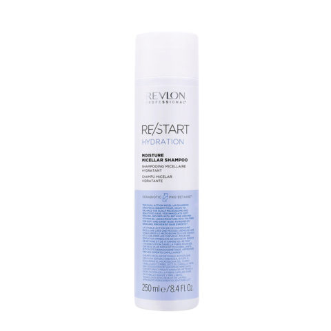 Revlon Restart Hydration Moisture Micellar Shampoo 250ml - Feuchtigkeitsspendendes Shampoo für trockenes Haar