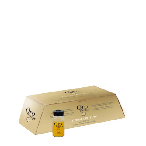 Fanola Oro Therapy Oro Puro Restrukturierungsfläschchen für alle Haartypen 12x10ml