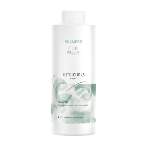 Professional Care Nutricurls Waves Shampoo 1000ml -  Welliges Haar Shampoo