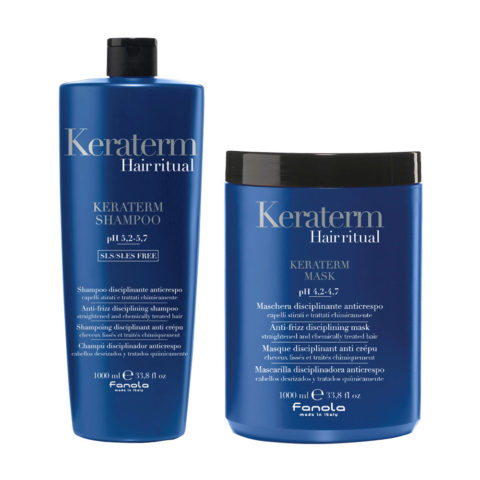 Keraterm Shampoo 1000ml Maske 1000ml Antifrizz