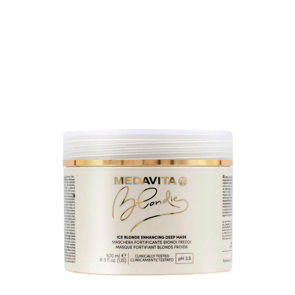 Medavita Blondie Ice Blonde Enhancing Deep Mask 500ml - Reflexmaske für kalte blondtöne