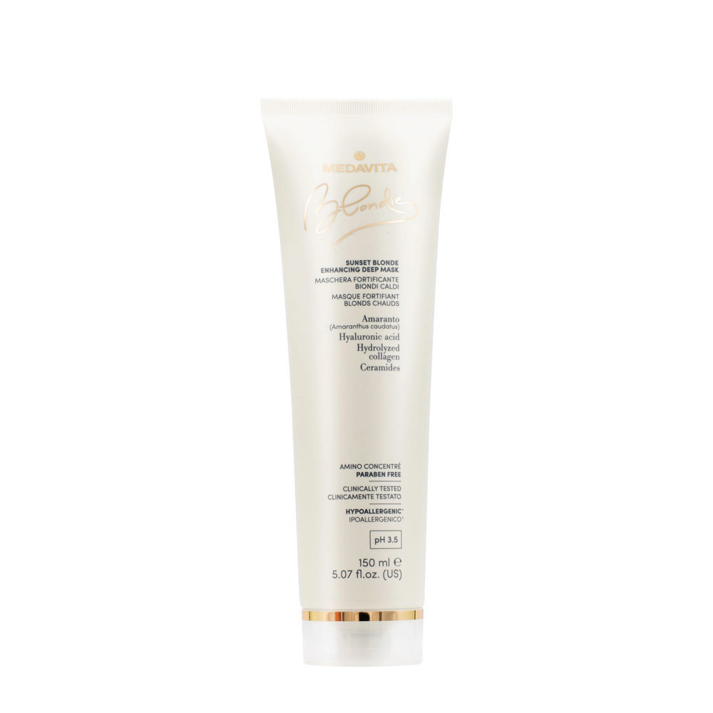 Medavita Blondie Sunset Blonde Enhancing Deep Mask 150ml - Reflexmaske für warme blondtöne