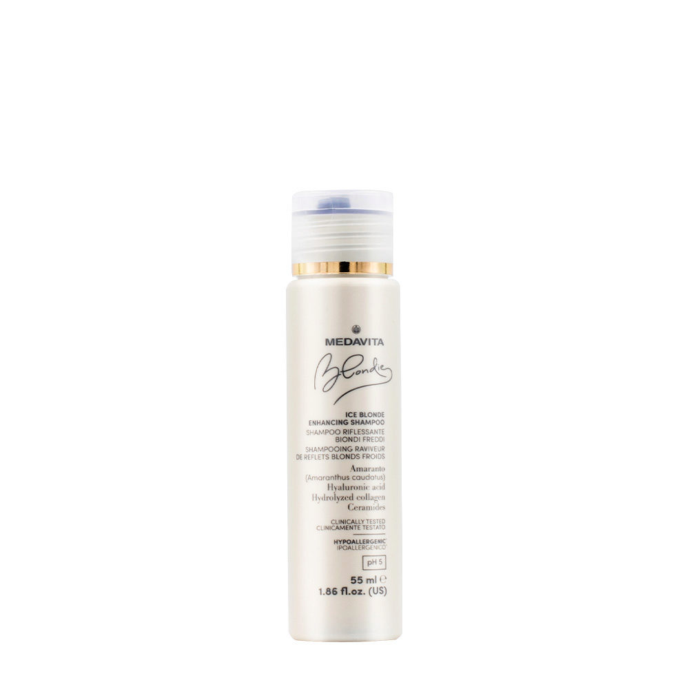 Medavita Blondie Ice Blonde Enhancing Shampoo 55ml - ReflexShampoo für kaltblondes Haar