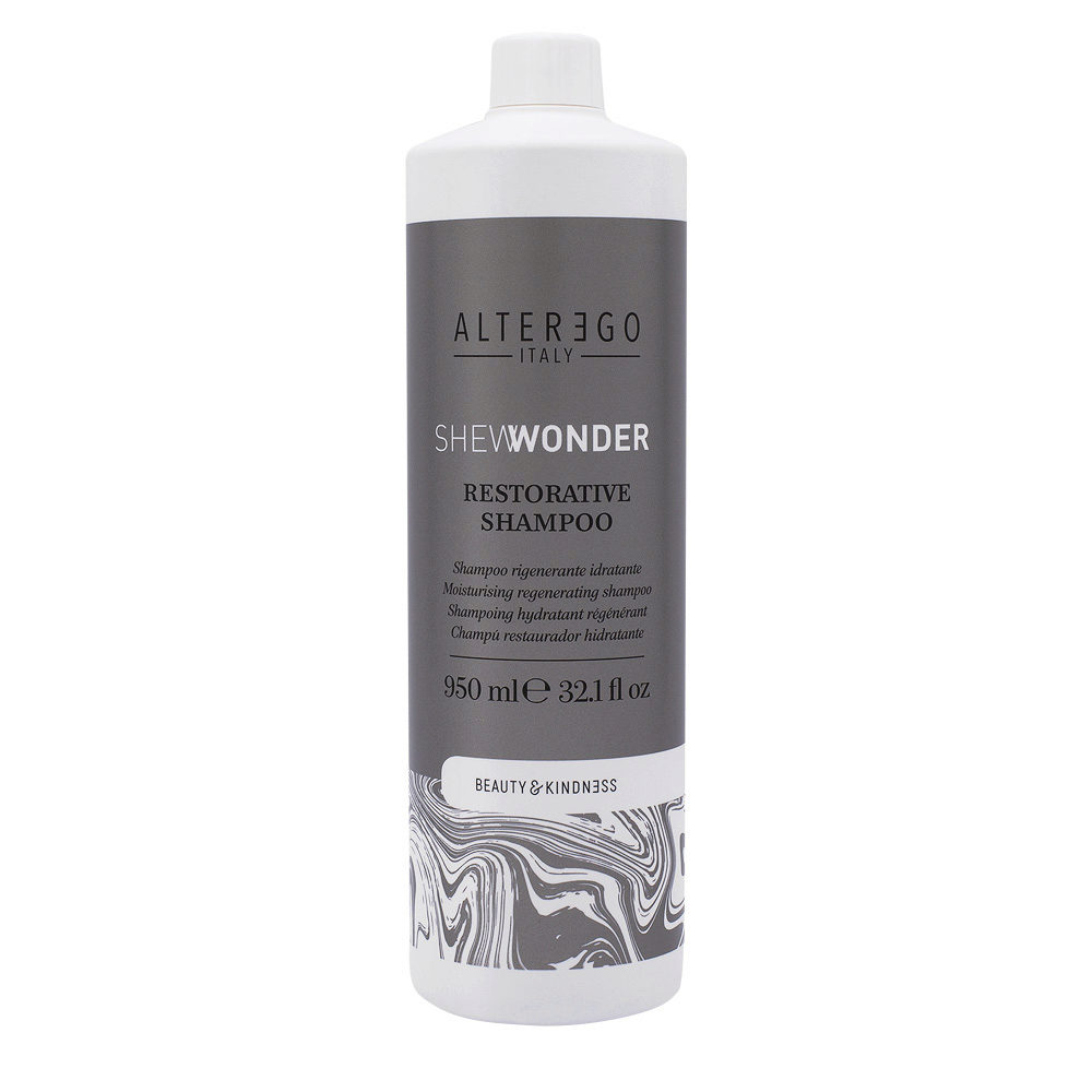 Alterego SheWonder Restorative Shampoo 950ml - feuchtigkeitsspendendes regenerierendes Shampoo
