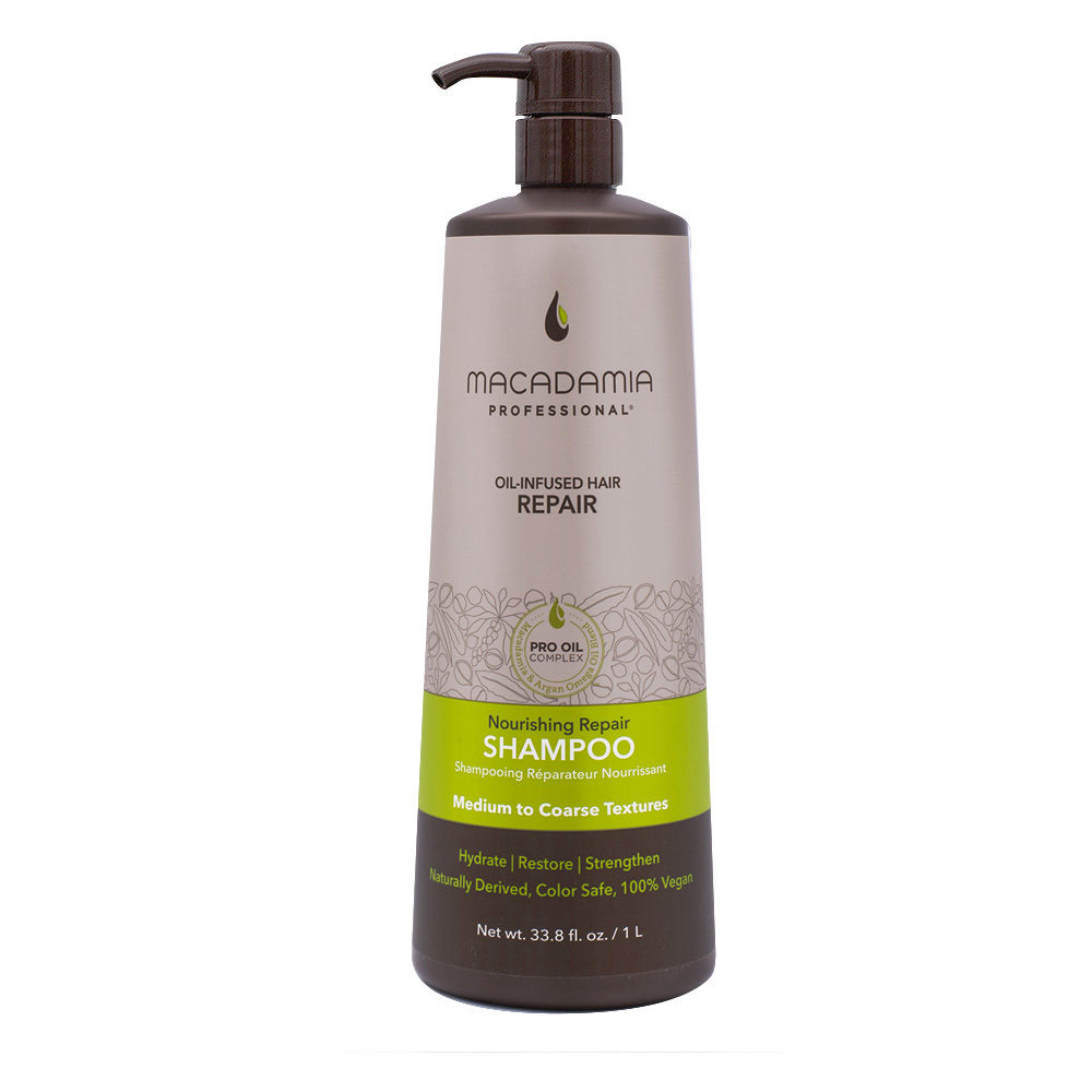 Macadamia Nourishing Repair Shampoo für trockenes und strapaziertes Haar 1000ml