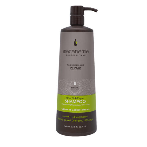 Macadamia Ultra Rich Shampoo für strapaziertes und dickes Haar 1000ml