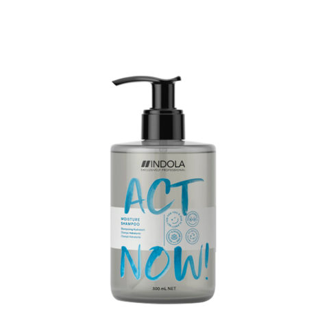 Indola Act Now! Moisture Shampoo Für Trocknes Haar 300ml