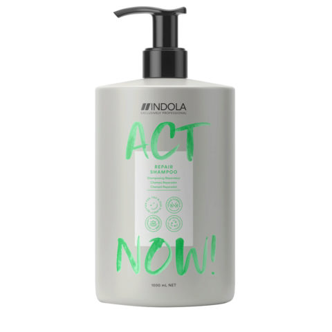 Indola Act Now! Repair Shampoo Für Geschädigtes Haar 1000ml