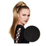 Hairdo R4 Dunkelbrauner glatter Pferdeschwanz 64cm