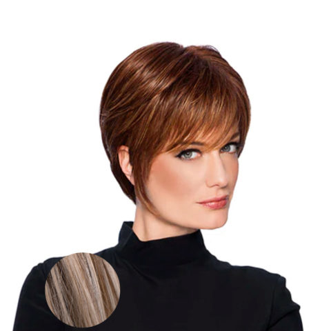 Hairdo Wispy Cut Leichte aschblonde Short Cut Perücke mit brauner Wurzel