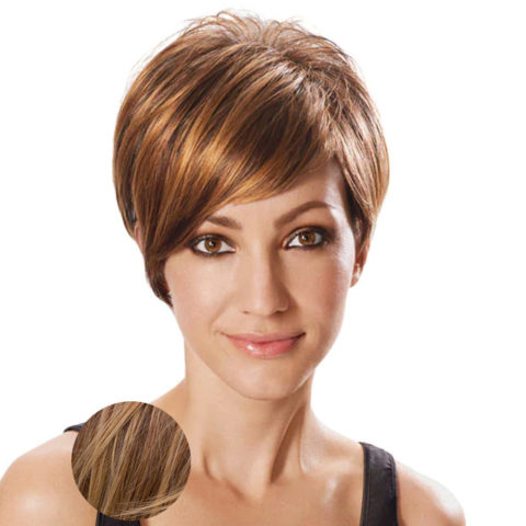 Hairdo Angled Cut Goldene Kupferblondine