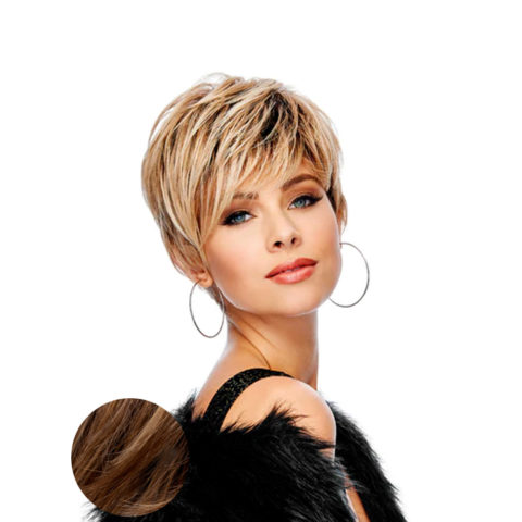 Hairdo Sweet Pixie Warme blonde Perücke mit brauner Wurzel