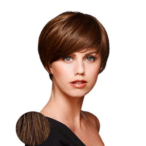 Hairdo Short & Sleek Mittlere haselnussbraune Perücke