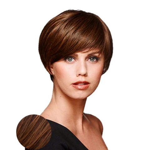 Hairdo Short & Sleek Mittlere Rubinbraune Perücke