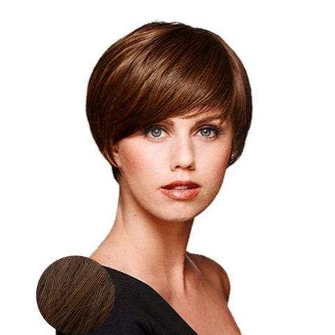 Hairdo Short & Sleek Sehr dunkelbraune schwarze Perücke