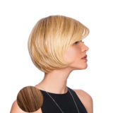 Hairdo Bob geschichtete hellbraune rötliche Perücke