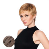 Hairdo Textured Cut Leichte aschblonde Perücke mit brauner Wurzel RL19/23SS
