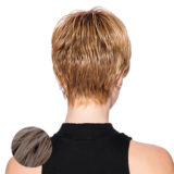 Hairdo Textured Cut Leichte aschblonde Perücke mit brauner Wurzel RL19/23SS