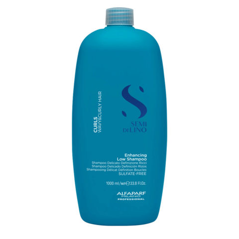 Semi di Lino Curls Enhancing Low Shampoo 1000ml - Shampoo für lockiges Haar