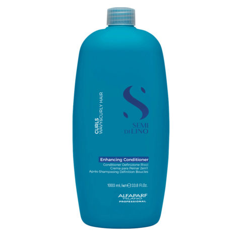 Alfaparf Milano Semi di Lino Curls Enhancing Conditioner 1000ml - Spülung für lockiges Haar