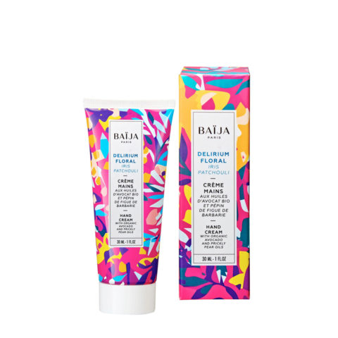 Baija Paris Delirium Floral Hand Cream Iris Patchouli 30ml - feuchtigkeitsspendende Handcreme