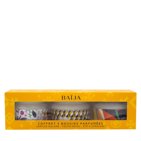 Baija Paris Geschenkbox mit 3 Duftkerzen 3x50gr