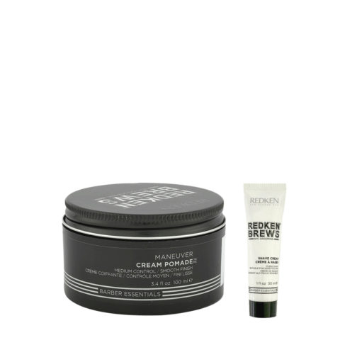 Redken Man Kit Haarwachs mit mittlerem Halt 100 ml und Rasiercreme 30 ml