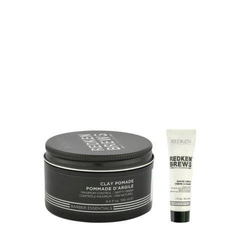 Redken Man Kit Opakes Wachs 100ml und Rasiercreme 30ml