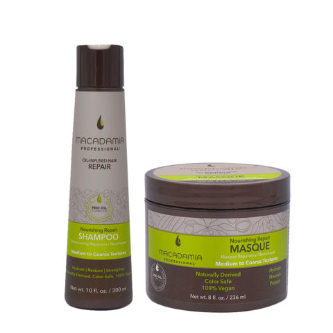 Macadamia Set Beschädigtes Haar Shampoo 300ml und Maske 236ml