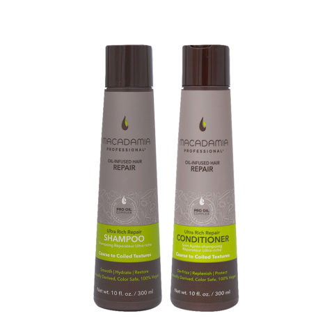 Macadamia Set Beschädigtes und dickes Haar Shampoo 300ml und Conditioner 300ml