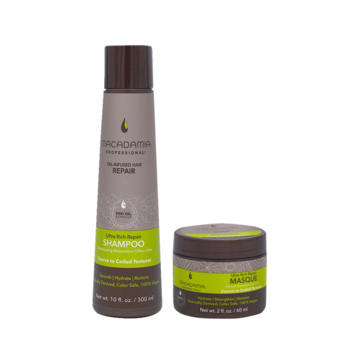 Macadamia Beschädigtes dickes Haar Shampoo 300ml und Maske 60ml