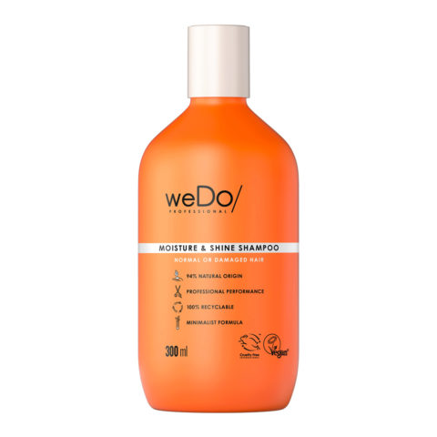weDo Moisture & Shine Sulfatfreies Shampoo für normales oder strapaziertes Haar 300ml