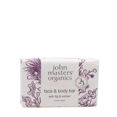 John Masters Organics Fig & Vetiver Bar Soap Gesichts- und Körperseife 128gr