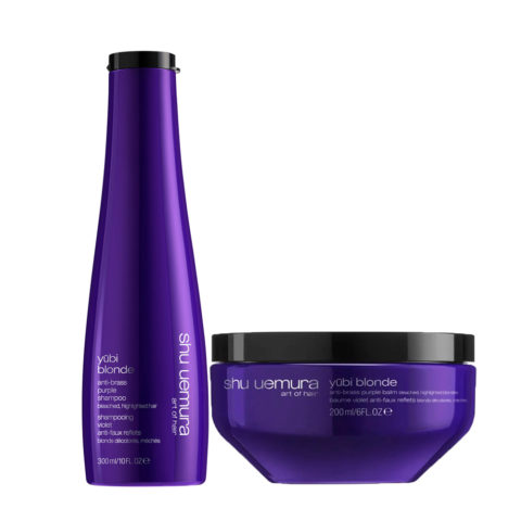 Yubi Blonde Anti-Brass Purple Shampoo 300ml Balm 200ml