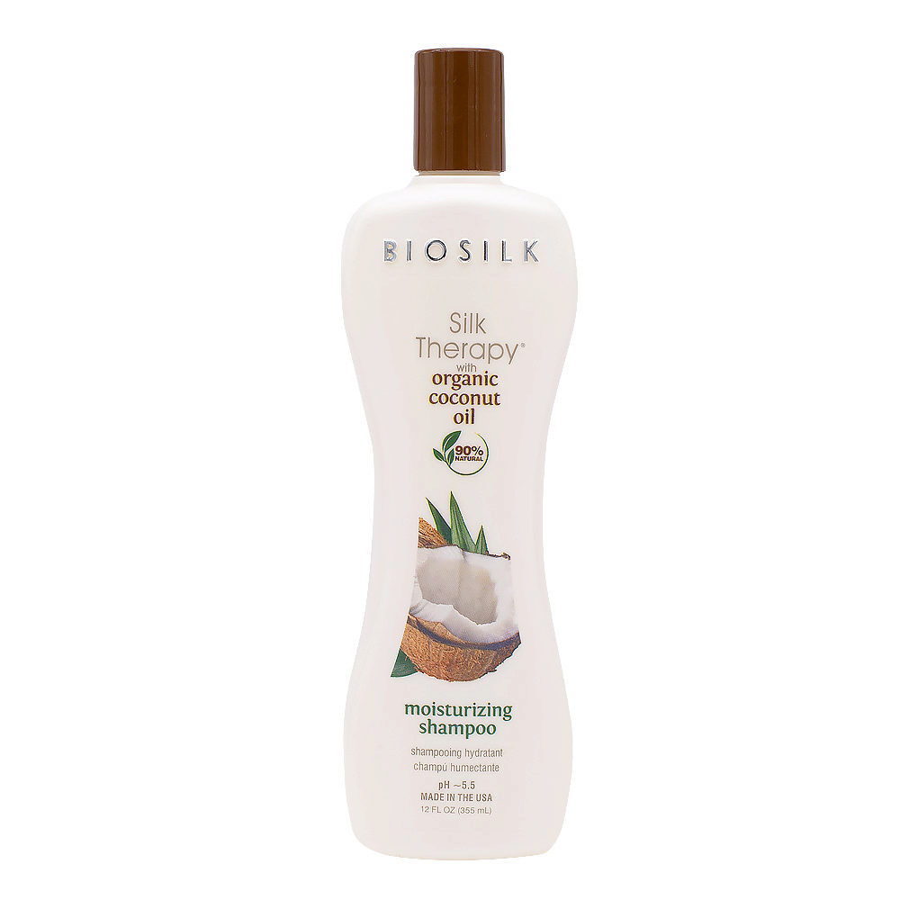 Biosilk Silk Therapy Moisturizing Shampoo With Coconut Oil 355ml - feuchtigkeitsspendendes Shampoo