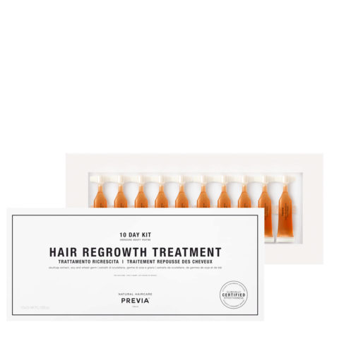 Previa Extra Life Hair Regrowth Treatment 10 Tage Kit 10x3ml - Anti-Ausdünnungsbehandlung in 10 Tagen