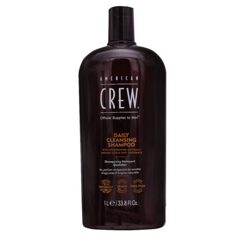 American Crew Daily Cleansing Shampoo 1000ml - tägliches Reinigungsshampoo