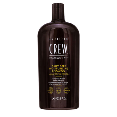 American Crew Daily Deep Moisturizing Shampoo 1000ml - tägliches feuchtigkeitsspendendes Shampoo